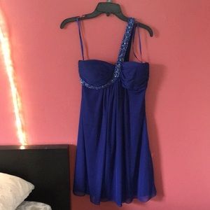 Blue Cache Prom Dress